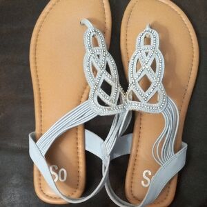 SO Women's Silver Sandals